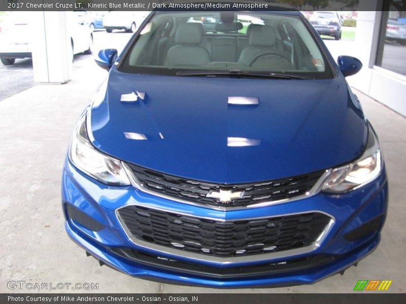 Kinetic Blue Metallic / Dark Atmosphere/Medium Atmosphere 2017 Chevrolet Cruze LT