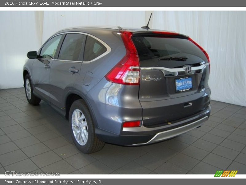 Modern Steel Metallic / Gray 2016 Honda CR-V EX-L
