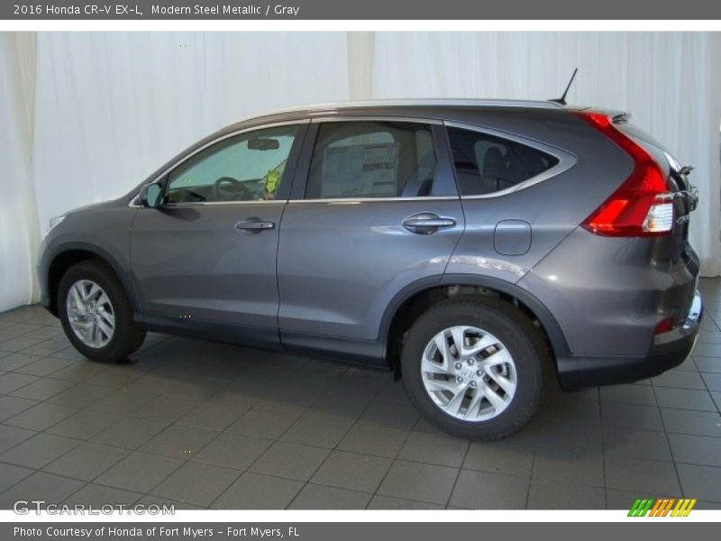 Modern Steel Metallic / Gray 2016 Honda CR-V EX-L