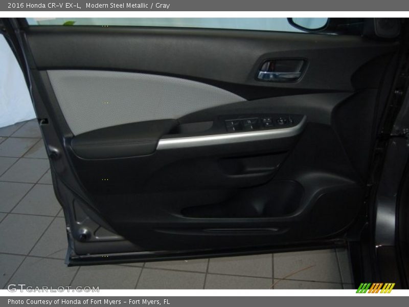 Modern Steel Metallic / Gray 2016 Honda CR-V EX-L