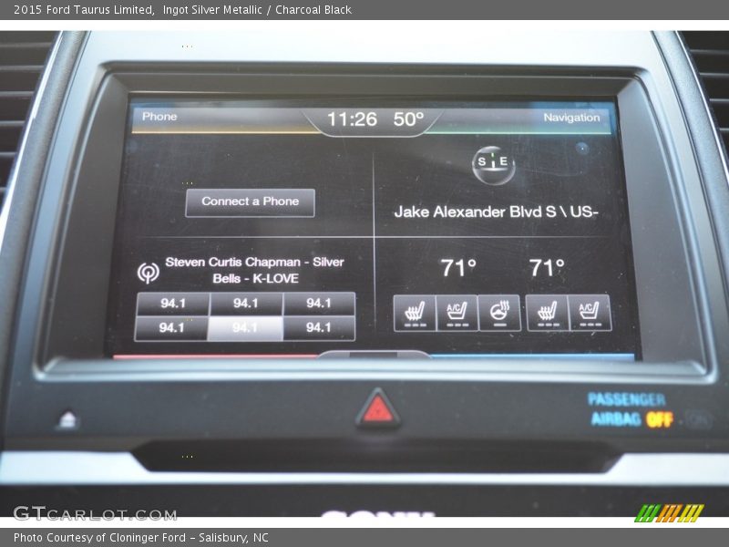 Ingot Silver Metallic / Charcoal Black 2015 Ford Taurus Limited