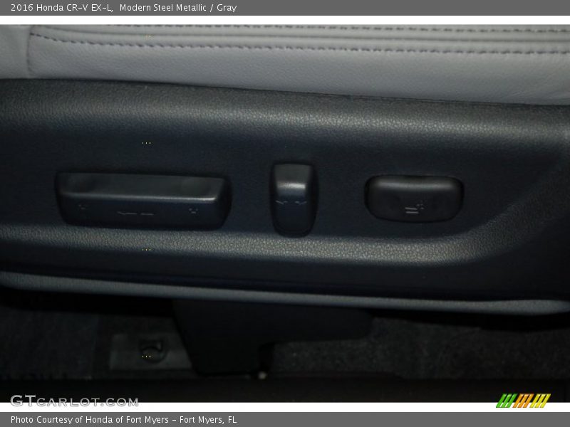 Modern Steel Metallic / Gray 2016 Honda CR-V EX-L