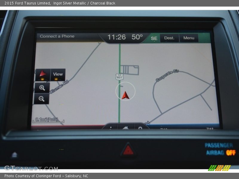 Ingot Silver Metallic / Charcoal Black 2015 Ford Taurus Limited