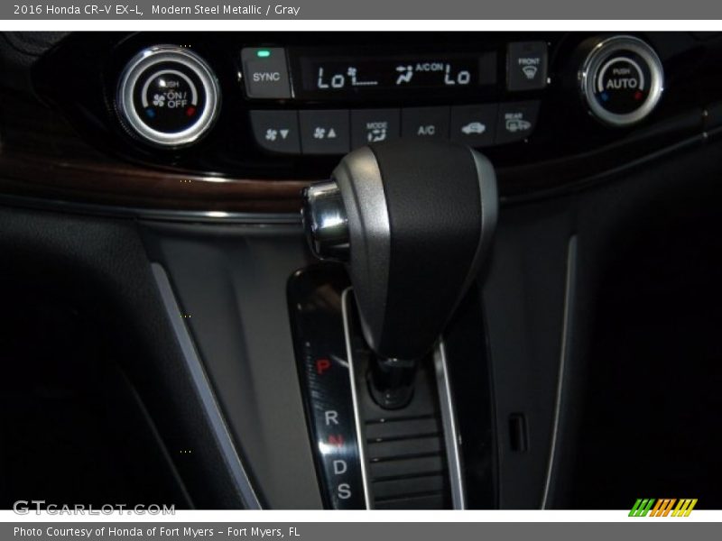Modern Steel Metallic / Gray 2016 Honda CR-V EX-L