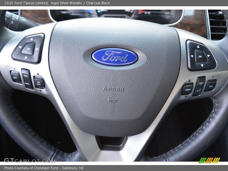 Ingot Silver Metallic / Charcoal Black 2015 Ford Taurus Limited