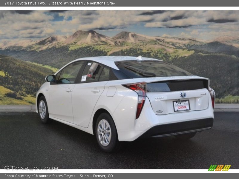 Blizzard White Pearl / Moonstone Gray 2017 Toyota Prius Two