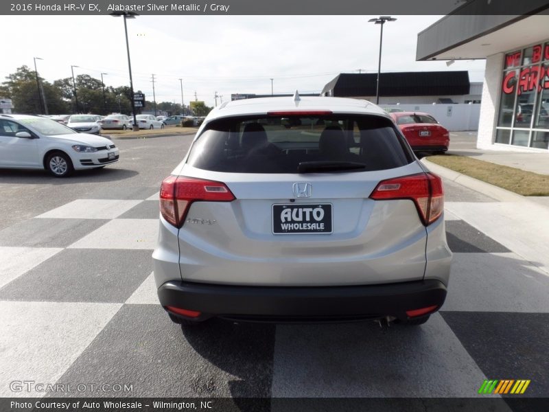 Alabaster Silver Metallic / Gray 2016 Honda HR-V EX
