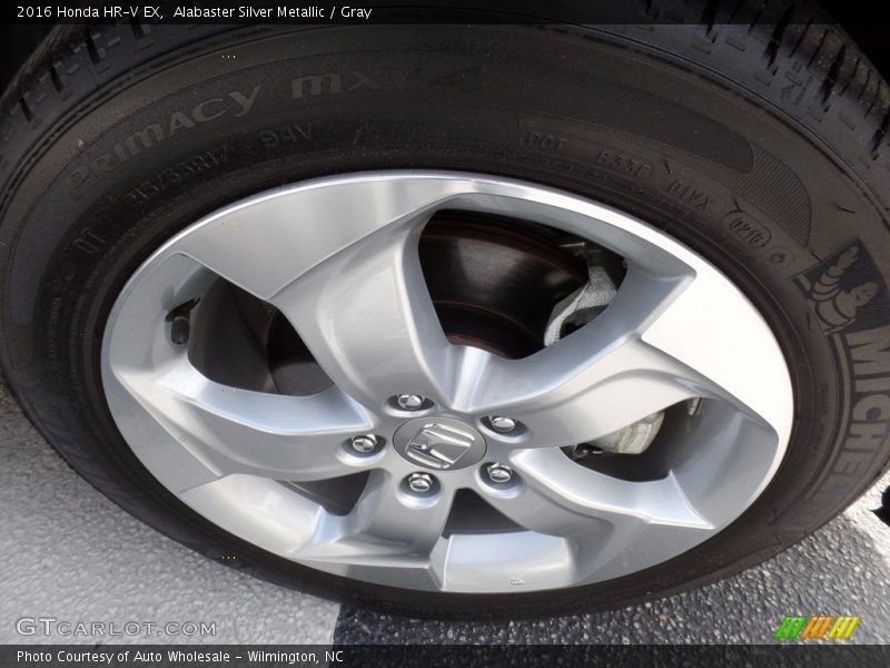 Alabaster Silver Metallic / Gray 2016 Honda HR-V EX