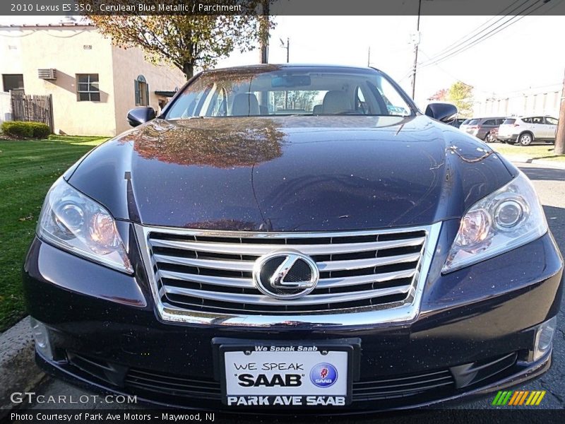 Cerulean Blue Metallic / Parchment 2010 Lexus ES 350