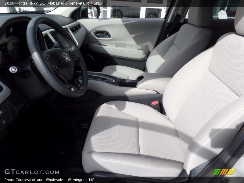 Alabaster Silver Metallic / Gray 2016 Honda HR-V EX