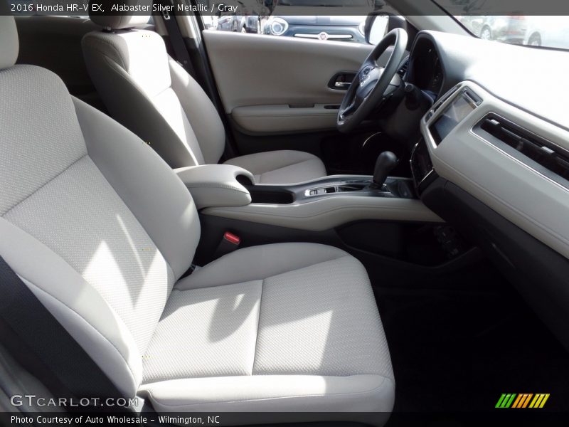 Alabaster Silver Metallic / Gray 2016 Honda HR-V EX