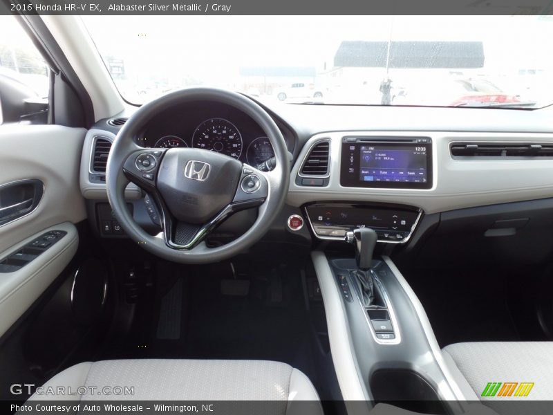 Alabaster Silver Metallic / Gray 2016 Honda HR-V EX