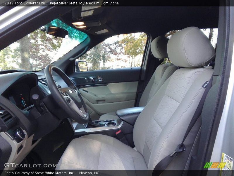 Ingot Silver Metallic / Medium Light Stone 2012 Ford Explorer FWD