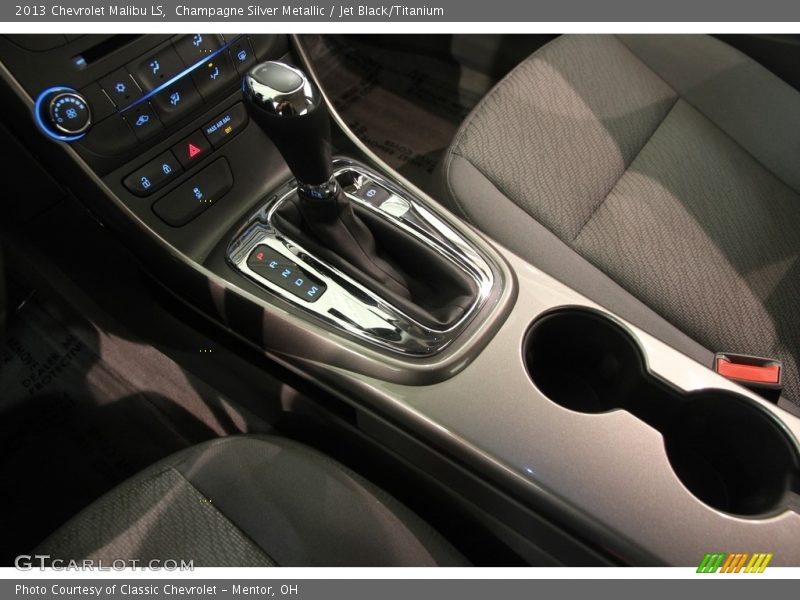 Champagne Silver Metallic / Jet Black/Titanium 2013 Chevrolet Malibu LS