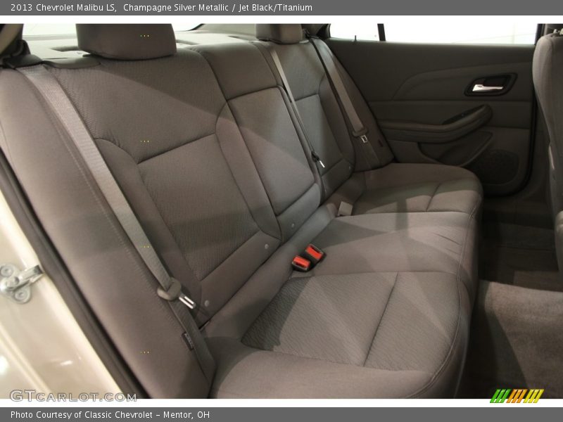 Champagne Silver Metallic / Jet Black/Titanium 2013 Chevrolet Malibu LS