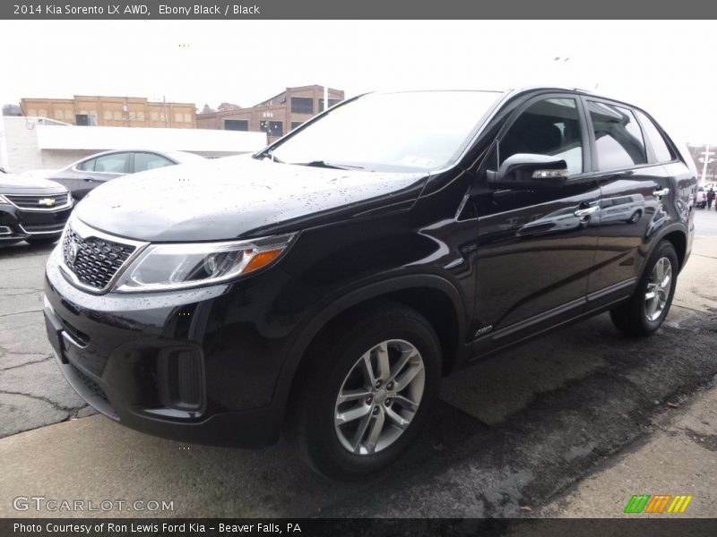 Ebony Black / Black 2014 Kia Sorento LX AWD