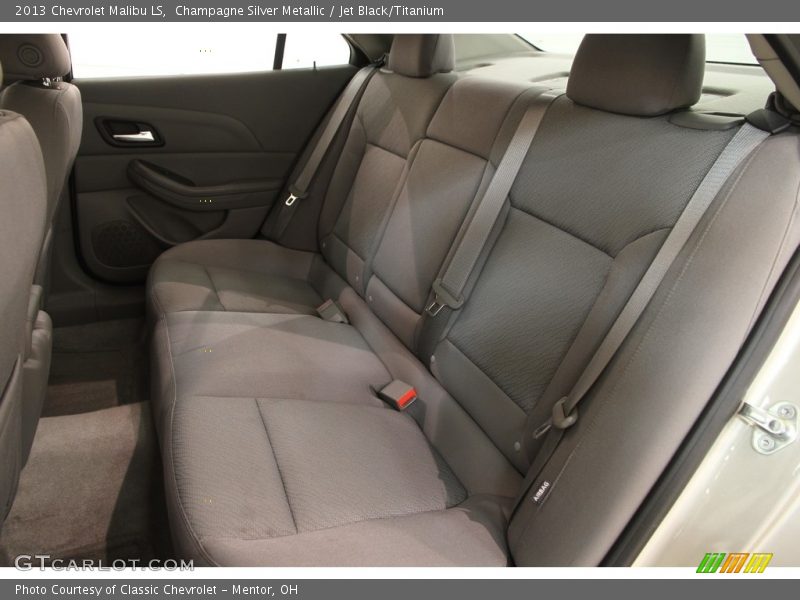 Champagne Silver Metallic / Jet Black/Titanium 2013 Chevrolet Malibu LS