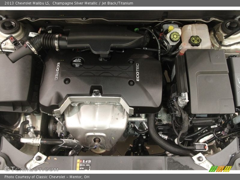 Champagne Silver Metallic / Jet Black/Titanium 2013 Chevrolet Malibu LS
