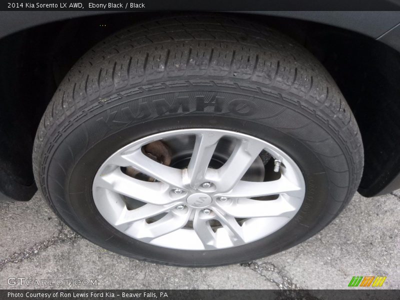 Ebony Black / Black 2014 Kia Sorento LX AWD