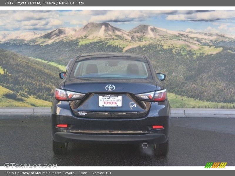 Stealth / Mid-Blue Black 2017 Toyota Yaris iA