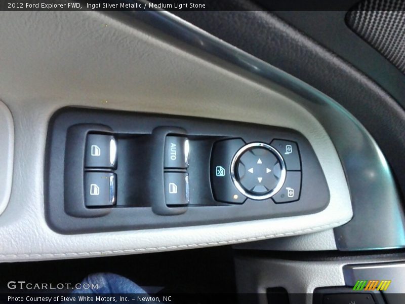 Ingot Silver Metallic / Medium Light Stone 2012 Ford Explorer FWD
