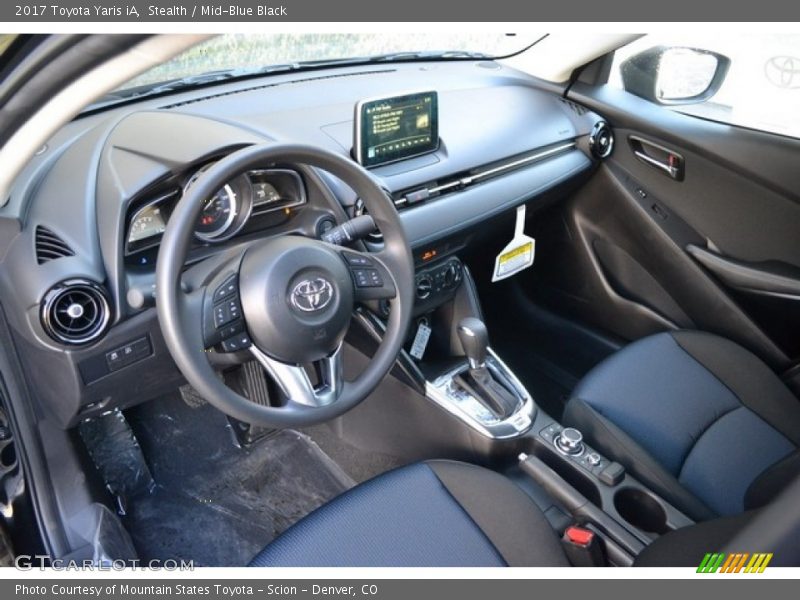 Stealth / Mid-Blue Black 2017 Toyota Yaris iA