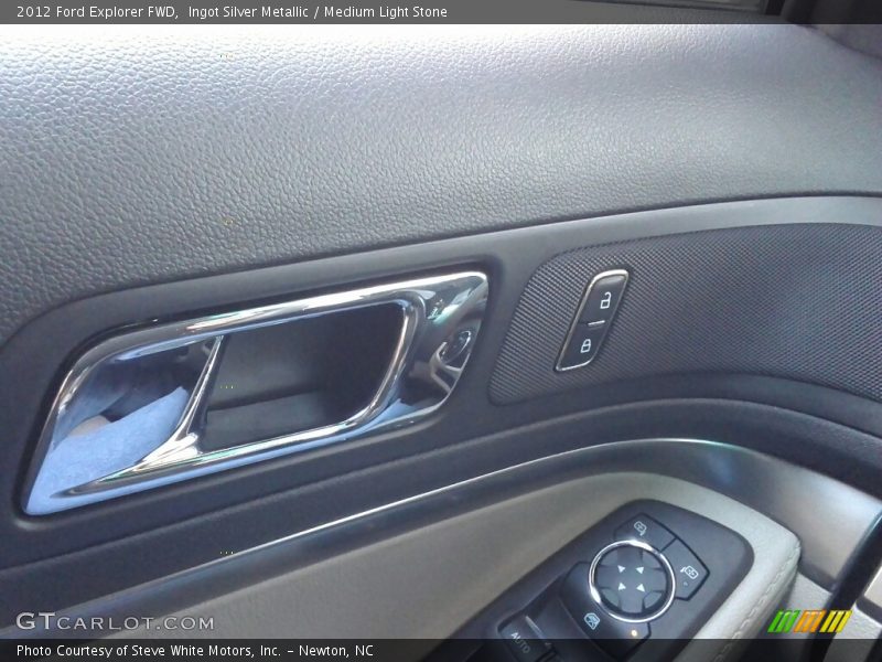Ingot Silver Metallic / Medium Light Stone 2012 Ford Explorer FWD