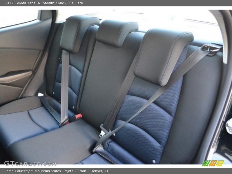 Stealth / Mid-Blue Black 2017 Toyota Yaris iA