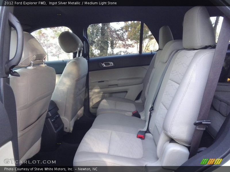 Ingot Silver Metallic / Medium Light Stone 2012 Ford Explorer FWD