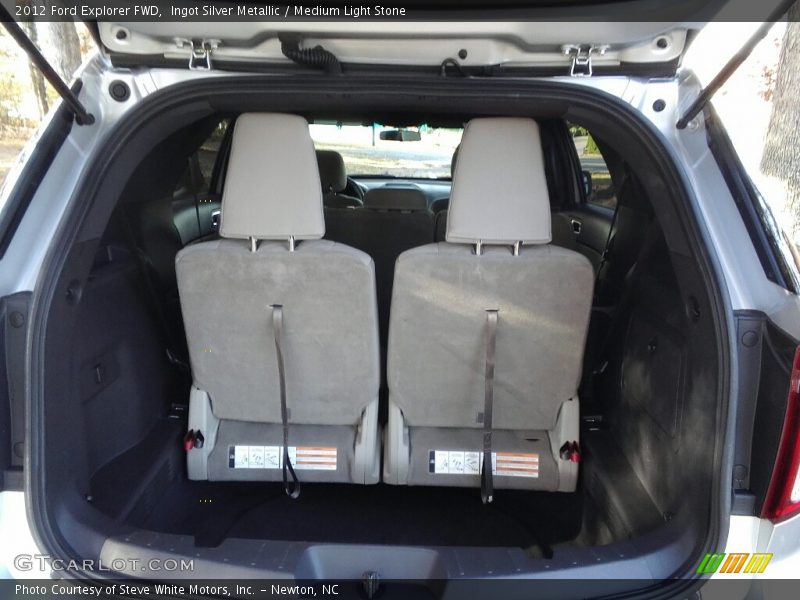 Ingot Silver Metallic / Medium Light Stone 2012 Ford Explorer FWD