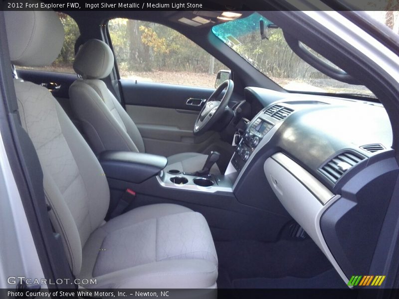Ingot Silver Metallic / Medium Light Stone 2012 Ford Explorer FWD