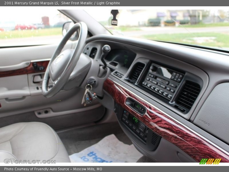 Silver Frost Metallic / Light Graphite 2001 Mercury Grand Marquis LS
