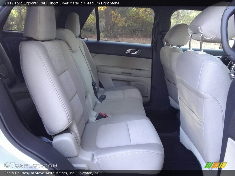 Ingot Silver Metallic / Medium Light Stone 2012 Ford Explorer FWD