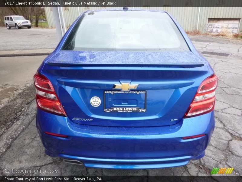 Kinetic Blue Metallic / Jet Black 2017 Chevrolet Sonic LT Sedan