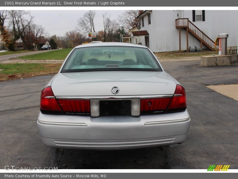Silver Frost Metallic / Light Graphite 2001 Mercury Grand Marquis LS