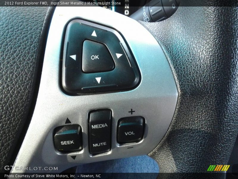 Ingot Silver Metallic / Medium Light Stone 2012 Ford Explorer FWD