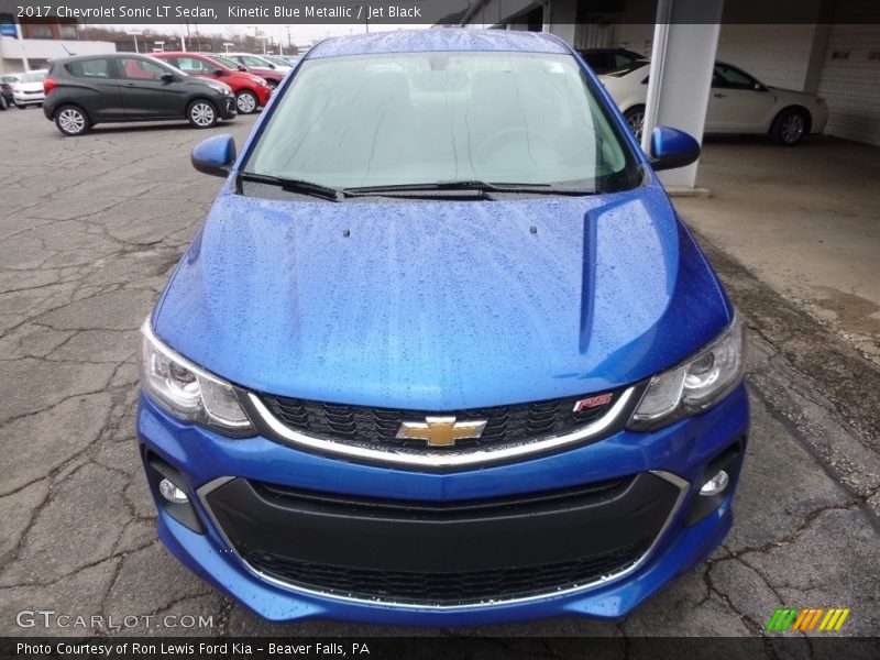 Kinetic Blue Metallic / Jet Black 2017 Chevrolet Sonic LT Sedan