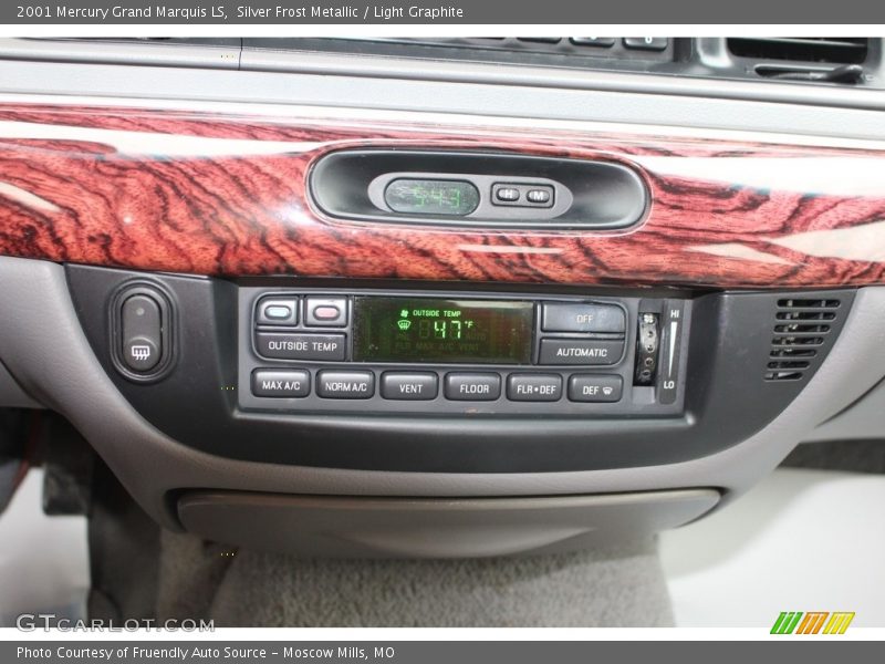 Silver Frost Metallic / Light Graphite 2001 Mercury Grand Marquis LS