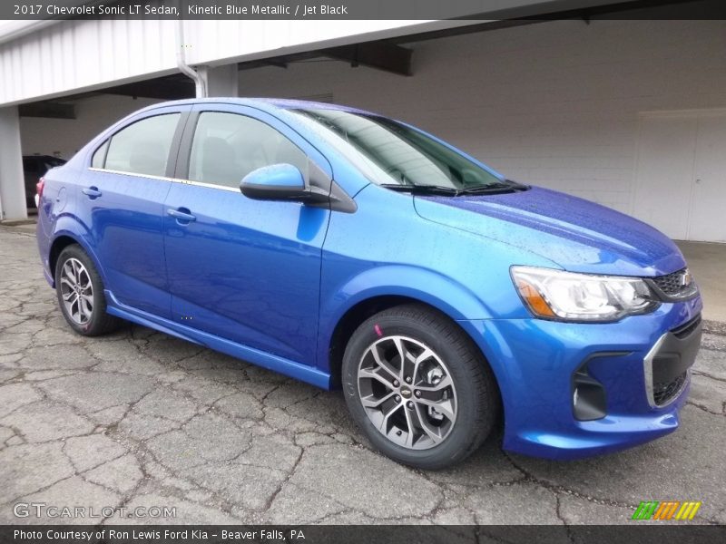 Kinetic Blue Metallic / Jet Black 2017 Chevrolet Sonic LT Sedan