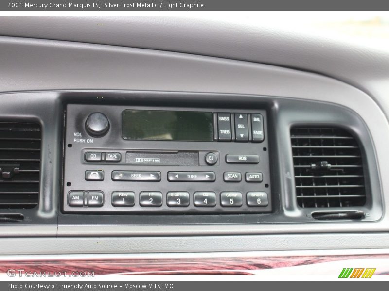 Silver Frost Metallic / Light Graphite 2001 Mercury Grand Marquis LS