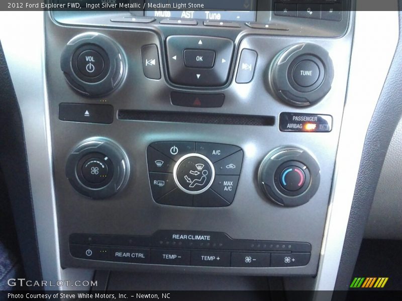Ingot Silver Metallic / Medium Light Stone 2012 Ford Explorer FWD