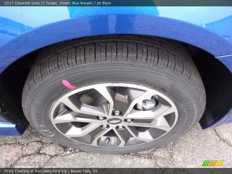 Kinetic Blue Metallic / Jet Black 2017 Chevrolet Sonic LT Sedan
