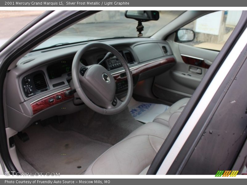 Silver Frost Metallic / Light Graphite 2001 Mercury Grand Marquis LS