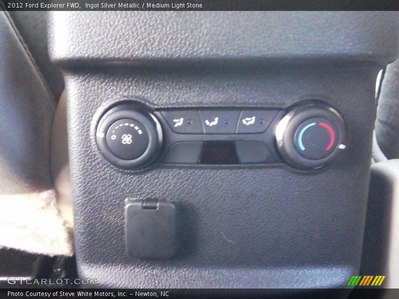 Ingot Silver Metallic / Medium Light Stone 2012 Ford Explorer FWD