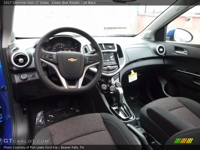 Kinetic Blue Metallic / Jet Black 2017 Chevrolet Sonic LT Sedan