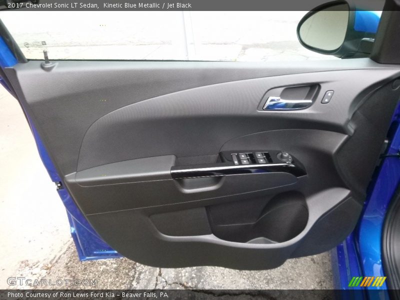 Kinetic Blue Metallic / Jet Black 2017 Chevrolet Sonic LT Sedan