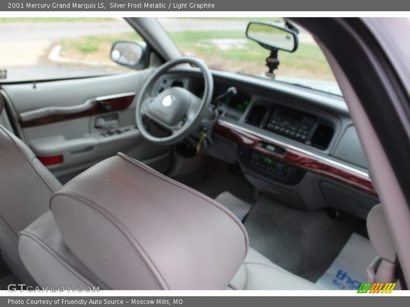 Silver Frost Metallic / Light Graphite 2001 Mercury Grand Marquis LS
