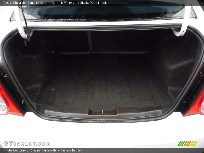 Summit White / Jet Black/Dark Titanium 2012 Chevrolet Sonic LS Sedan