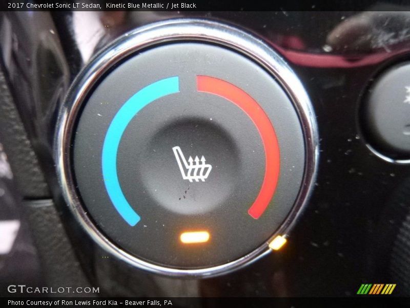Kinetic Blue Metallic / Jet Black 2017 Chevrolet Sonic LT Sedan