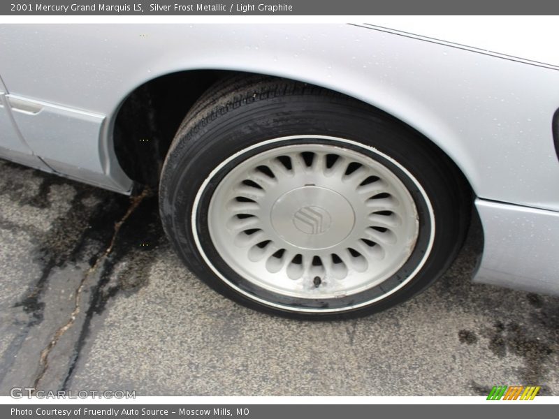 Silver Frost Metallic / Light Graphite 2001 Mercury Grand Marquis LS